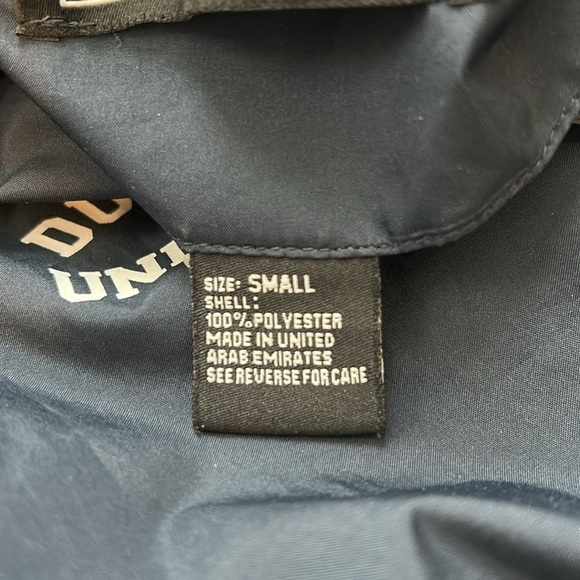 Duquesne University Navy Unisex Pullover Rain Coat, Small - Picture 13 of 14